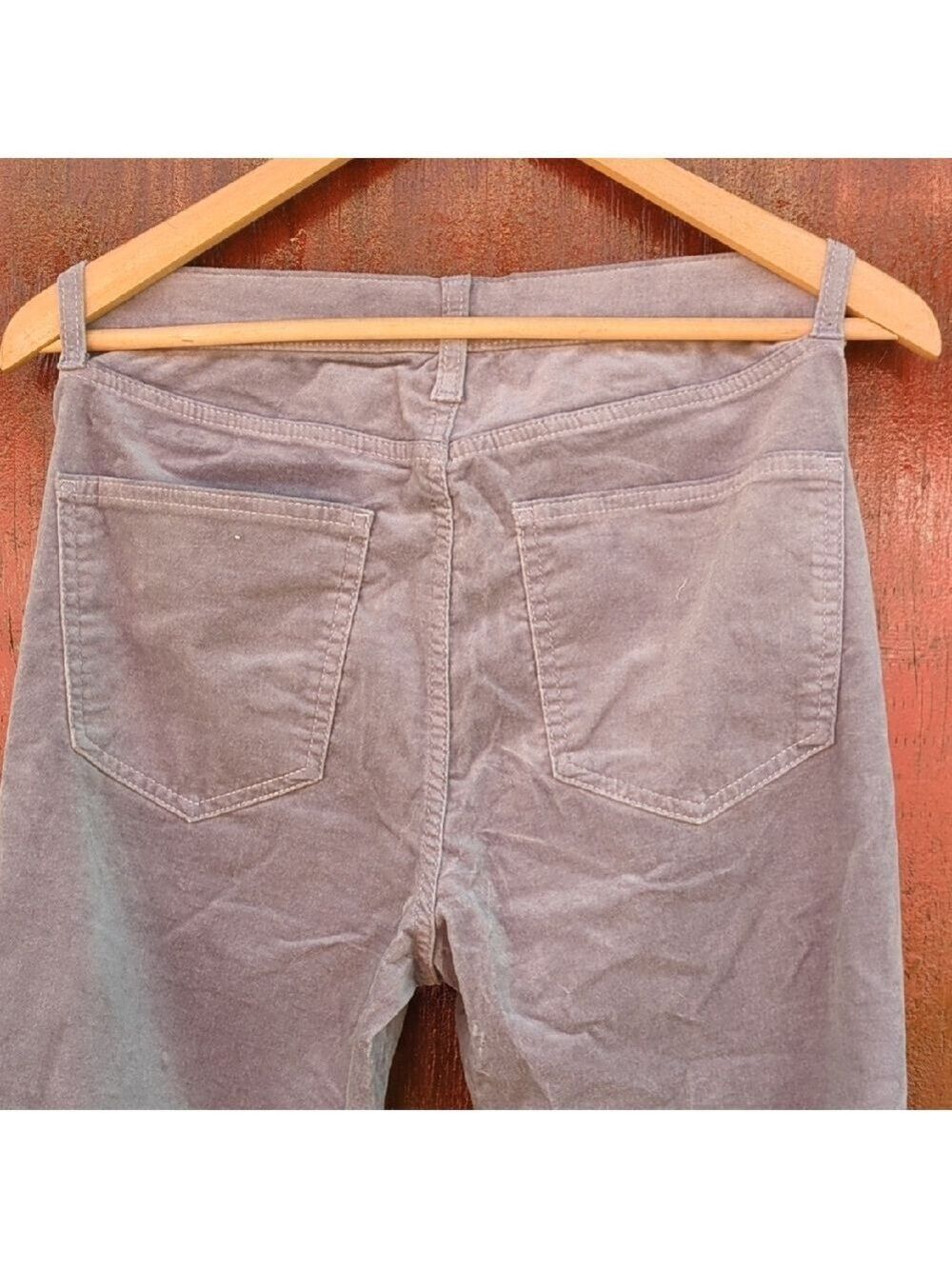 NWOT GAP Gray Corduroy Jeans Straight Leg, Size‎ 28 - Picture 5 of 11